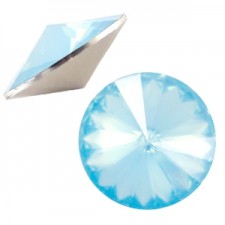 Rivoli 1122 - 12 mm point back rhinestone Light blue pacific opal